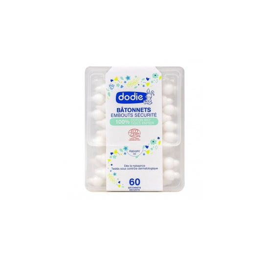 Dodie Bastoncillos Seguridad Bio 60 uds