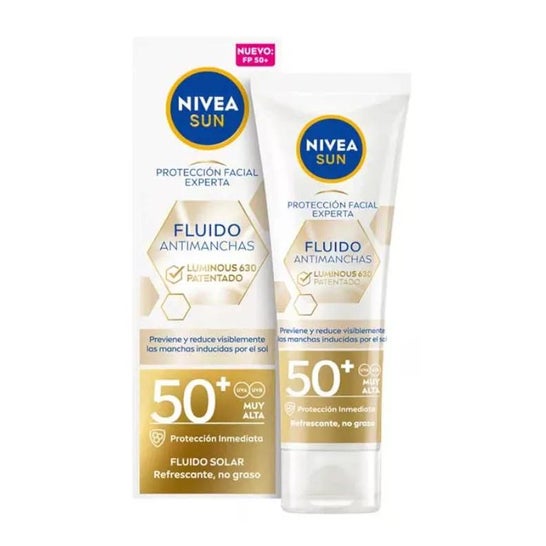 Nivea Sun Facial Fluido Antimanchas Luminous 630º SPF50 40ml