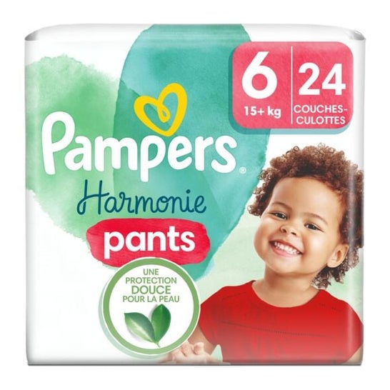 Couches-Culottes Premium Protection Taille 6 15kg+ PAMPERS : le