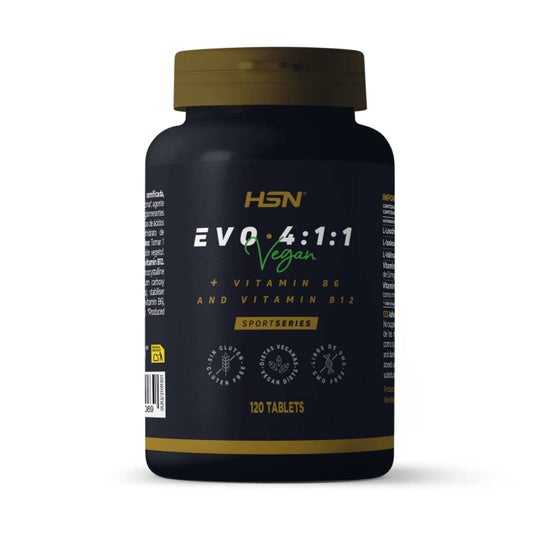 HSN Evo 4:1:1 BCAA's 4:1:1 + Vitaminas B6 & B12 120 Tabletas