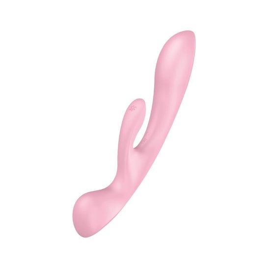 Satisfyer Triple Lover Vibrador Rosa 1ud