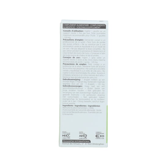 Pranarôm Aceite Esencial de Manzanilla Alemana 5ml