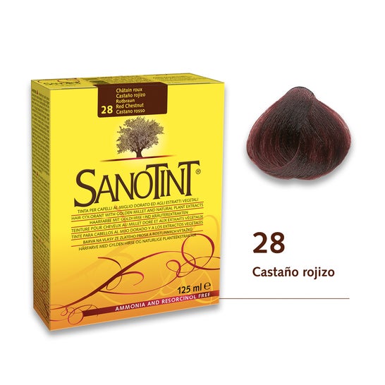 Santiveri Sanotint Tinte Classic 28 roodachtige kastanje 125ml