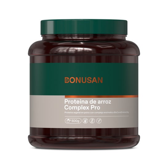 Bonusan Proteina de Arroz Plus Polvo Vainilla 500g
