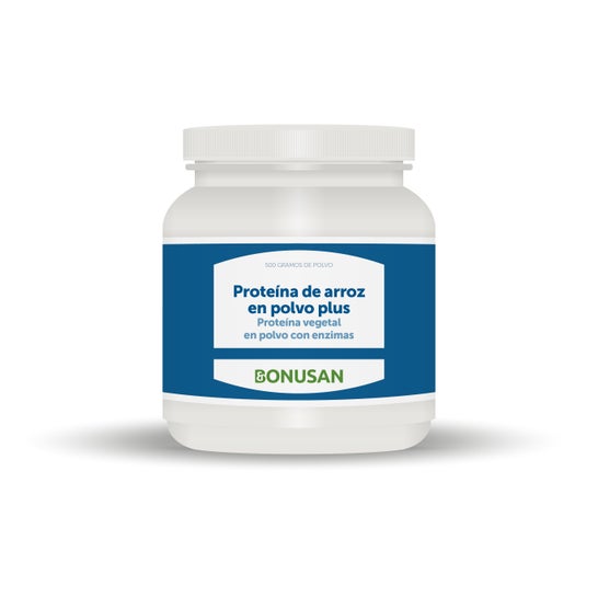 Bonusan Proteina de Arroz Plus Polvo Vainilla 500g