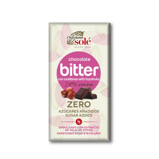 Cioccolatini Sole Chocolate Bitter 72% Zero 100g