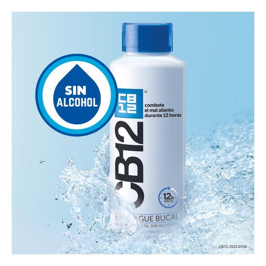 CB12 Enjuague Bucal para Mal Aliento Menta 500 ml
