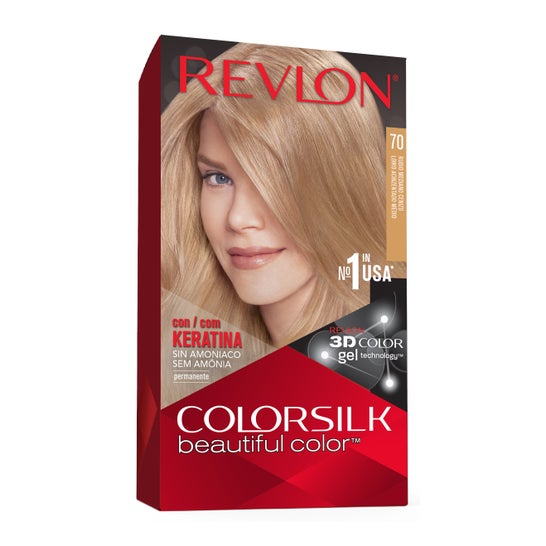Revlon Colorsilk 70 Medium Ash Blonde Colour Kit