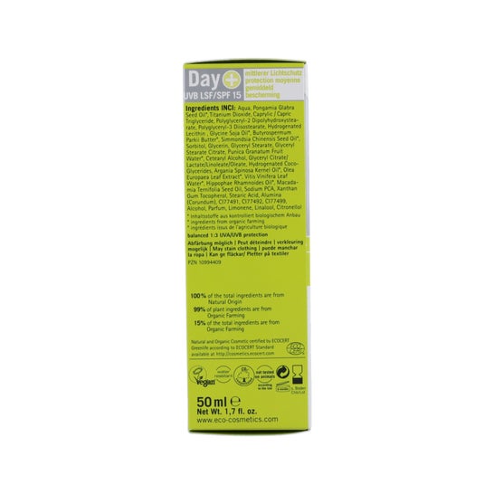 Crema Viso Eco Cosmetici Spf15 50 Ml