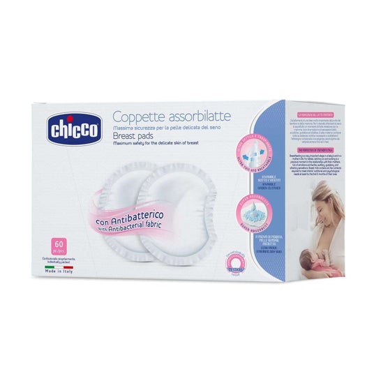 Chicco™ breast-feeding absorbent pads 60 u.