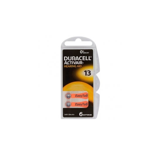 Duracell Activair Batterie Aud 13 X6