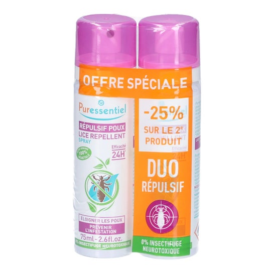 Puressentiel Luizenbestrijdingsspray 2x75 ml