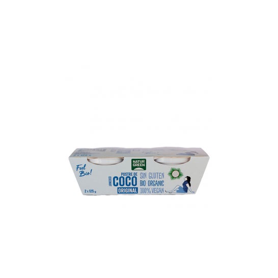Naturgreen Postre Ecológico de Coco Original 2x125 g