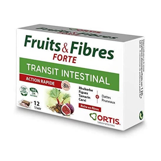 Ortis Fruits Fibres Forte Transit 12uds