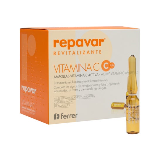 Ferrer Repavar revitalisierende Ampullen mit Vitamin C 20 Ampullen x 15ml