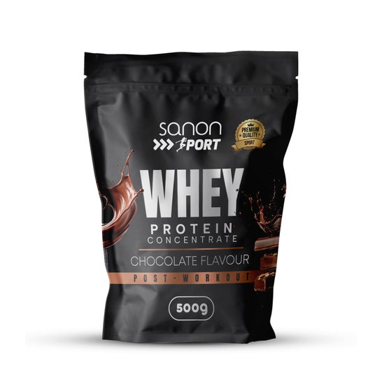 Sanon Sport Protein Whey 80% Belgisk Chokolade 500 g