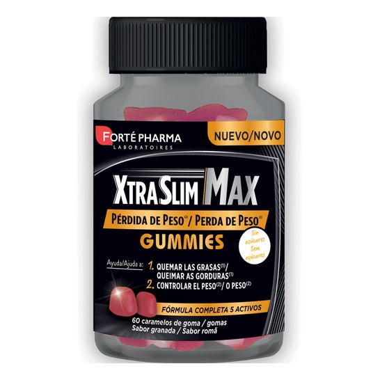Forte Pharma Xtraslim Max Gomme Perdita di Peso 60 Unità