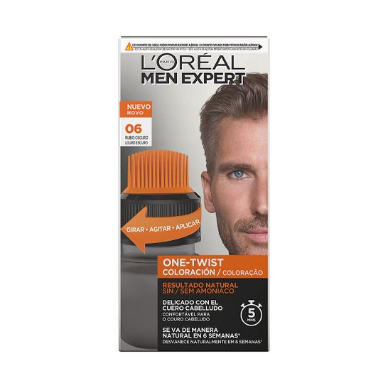 L'Oréal Kit Men Expert One Twist Hair Color 6 Dark Blond