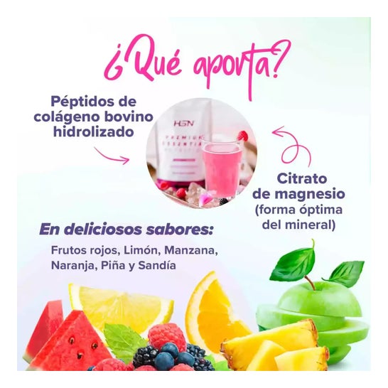 HSN Colágeno Hidrolizado + Magnesio 2.0 en Polvo Naranja 500g