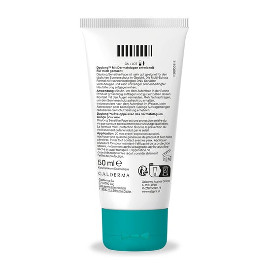 Daylong Sensitive Face Spf50+ Gel Flde T/50ml