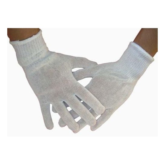 Farmacare Non-Sterile Cotton Thread Gloves Size 8 1 Par