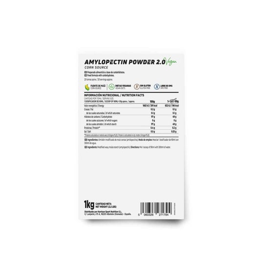 HSN Amilopectina 2.0 Almidón de Maíz Sin Sabor 1000 g