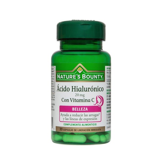 Nature's Bounty Acido Ialuronico 20 Mg con vitamina C 30 Capsu