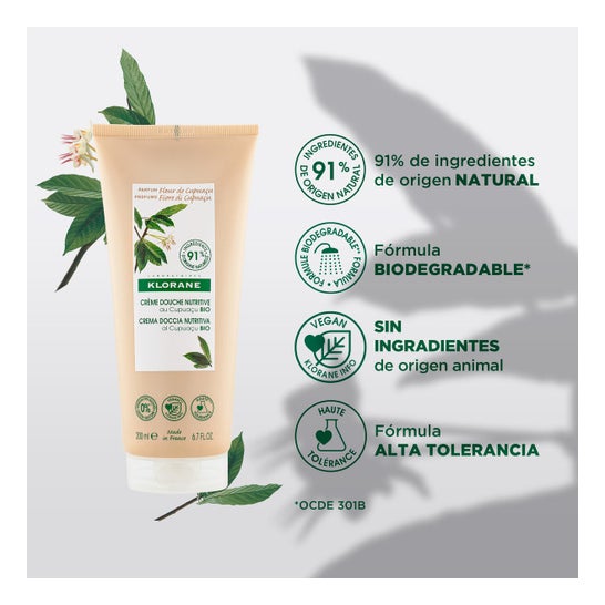 Klorane Crema de Ducha Flor de Cupuaçu 200 ml