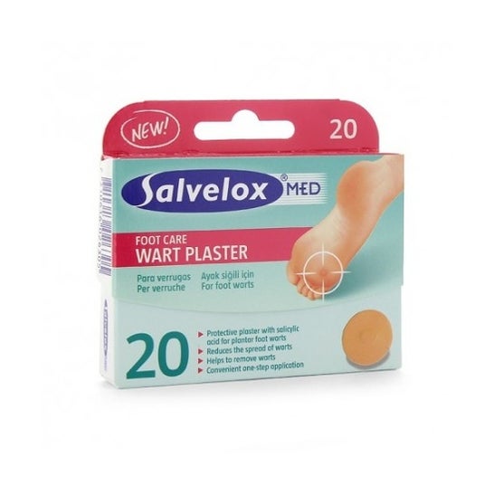 Salvelox MED Foot Care Wart Plasters 20 uts