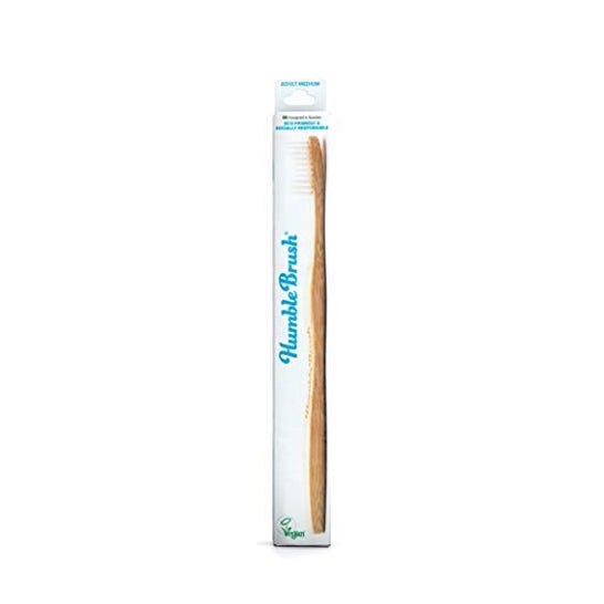 The Humble Co Toothbrush Bamboo Adult Medium White 1pc