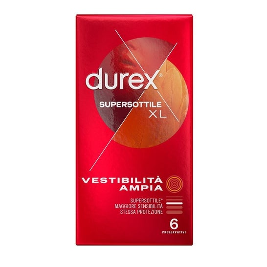 Durex Superfino Preservativo XL 6uds
