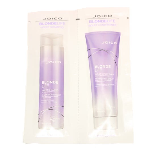 Joico Set Sobres Blonde Life Violeta Champú + Acondicionador