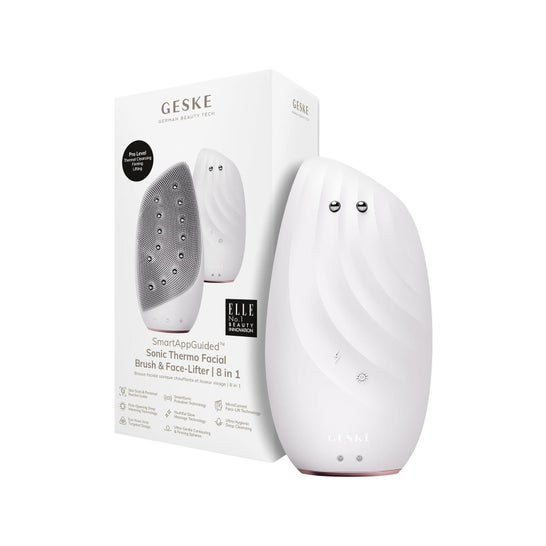 Geske Sonic Thermo Brush & Face-Lifter 8 In 1 White Rose Gold 1ud