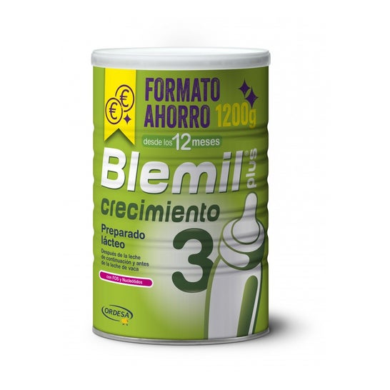 Blemil Plus 3 Optimum - Preparado lácteo en polvo, desde los 12 meses, 800  g : .es: Alimentación y bebidas