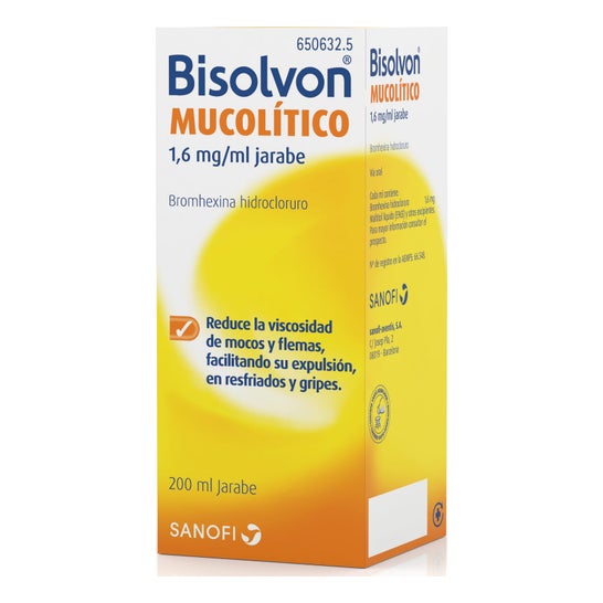 Bisolvon 1.6mg/ml Mucolitico Jarabe 200ml