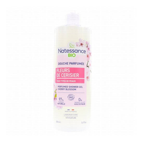 Natessance Gel de Ducha Perfumado Flores de Cerezo Bio 500 ml