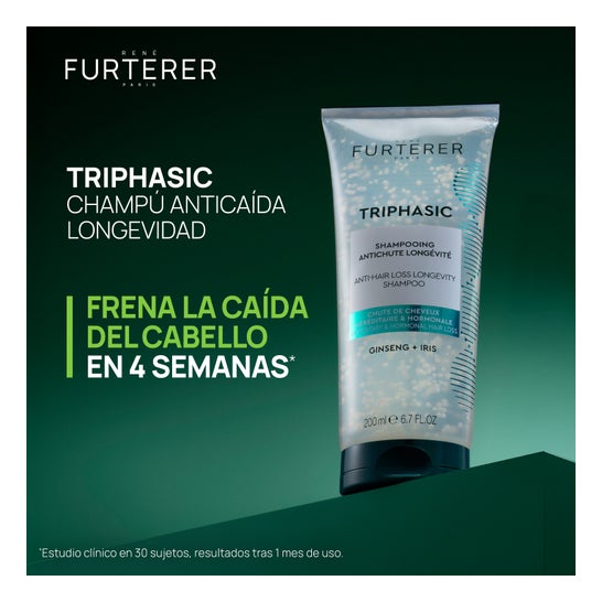 René Furterer Champú Triphasic Anticaída Cuero Cabelludo 200 ml