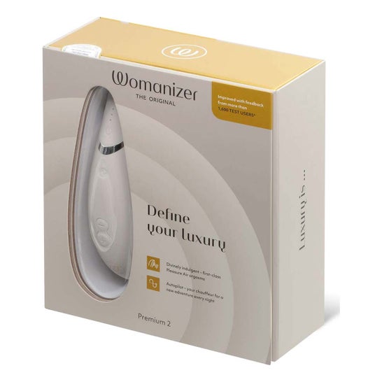 Womanizer Premium 2 Estimulador de Clítoris Gris 1ud