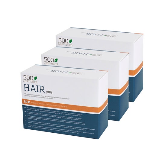 500Cosmetics Hair Pills 60Comp x3
