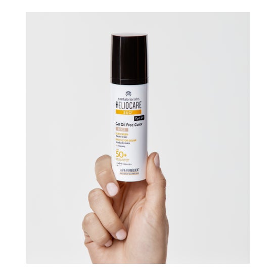 Heliocare 360º Color Gel Oil-Free Beige Protector Solar SPF50+ 2x50 ml