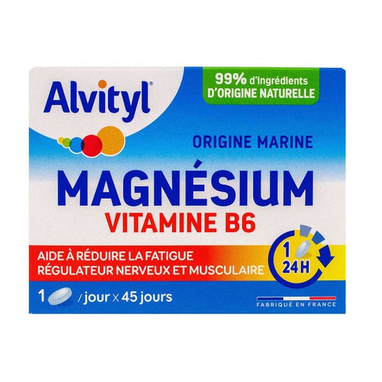 Go Vital Magnsium Vitamin B6 Tabletten Box mit 45 Stück