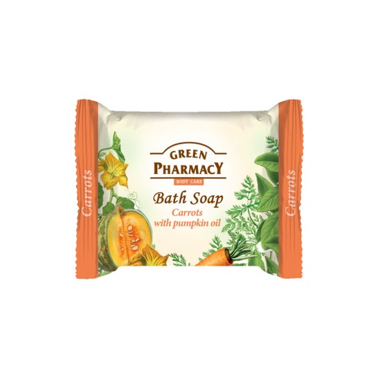 Verde Farmacia Carota Sapone & Olio di Zucca Bar 100g