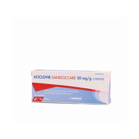 Aciclovir Sandoz 50mg/g Crema 2g