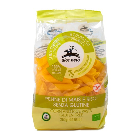 Alce Nero Espaguetis Maíz y Arroz Sin gluten Bio 250 g