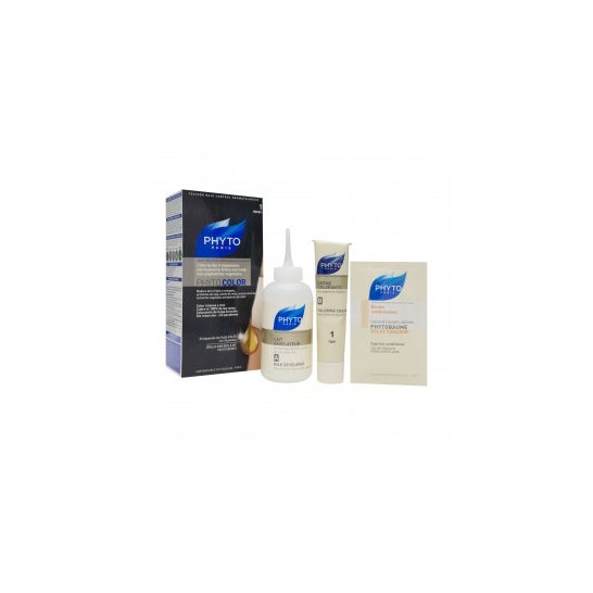 Phyto tinte color 1 negro 1 ud
