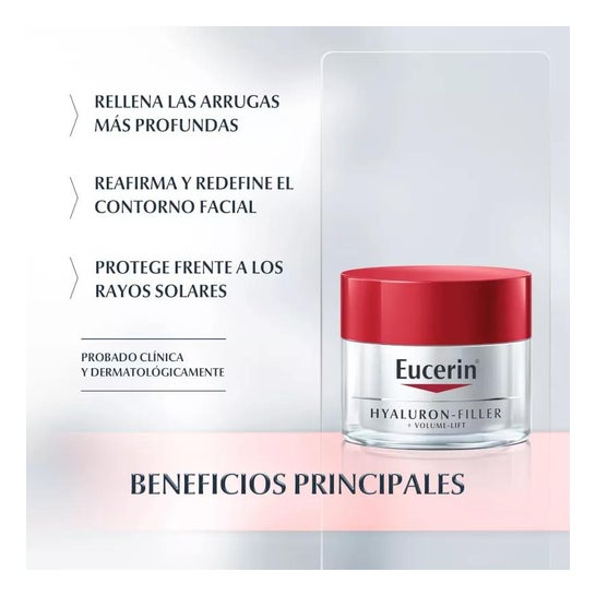 Eucerin Hyaluron-Füllstoff Volumen Lift Tagespflege Spf 15 Normale Haut - Mischbehälter 50 Ml Eucerin Hyaluron-Füllstoff Volumen Lift Tagespflege Spf 15 Normale Haut - Mischbehälter 50 Ml