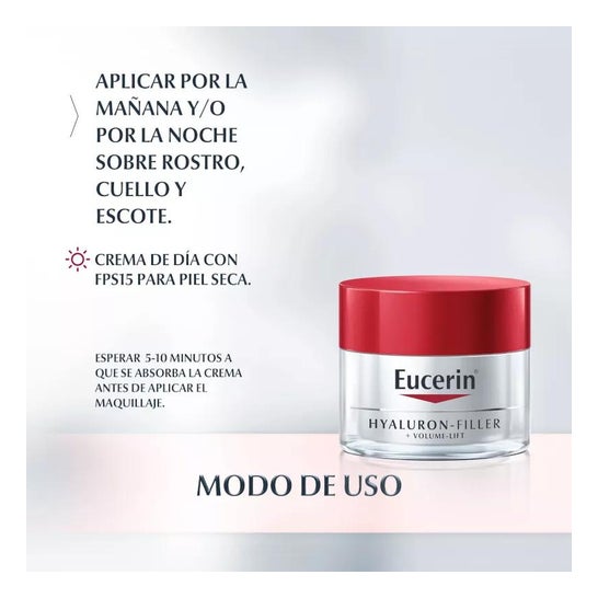 Eucerin Hyaluron-Füllstoff Volumen Lift Tagespflege Spf 15 Normale Haut - Mischbehälter 50 Ml Eucerin Hyaluron-Füllstoff Volumen Lift Tagespflege Spf 15 Normale Haut - Mischbehälter 50 Ml