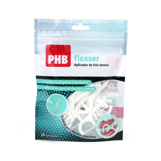 PHB Flosser PTFE hilo dental con aplicador