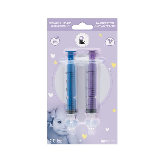 Plic Care Jeringa Nasal Bebé Bicolor 2uds