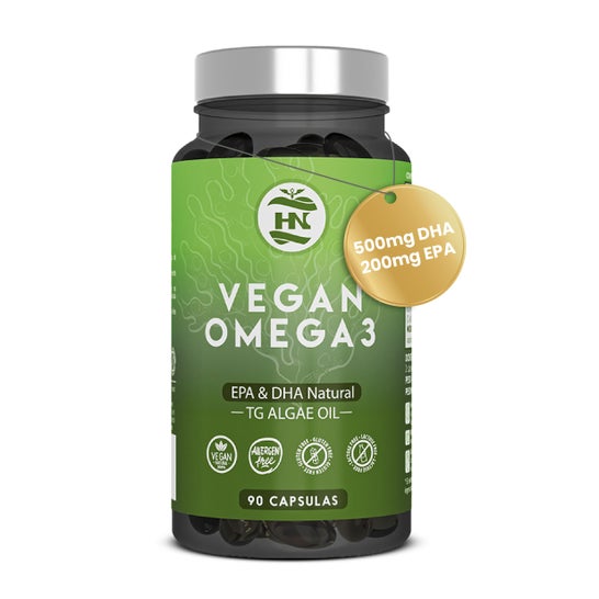 HN Vegan Omega 3 EPA & DHA Natural Aceite de Algas 90 caps